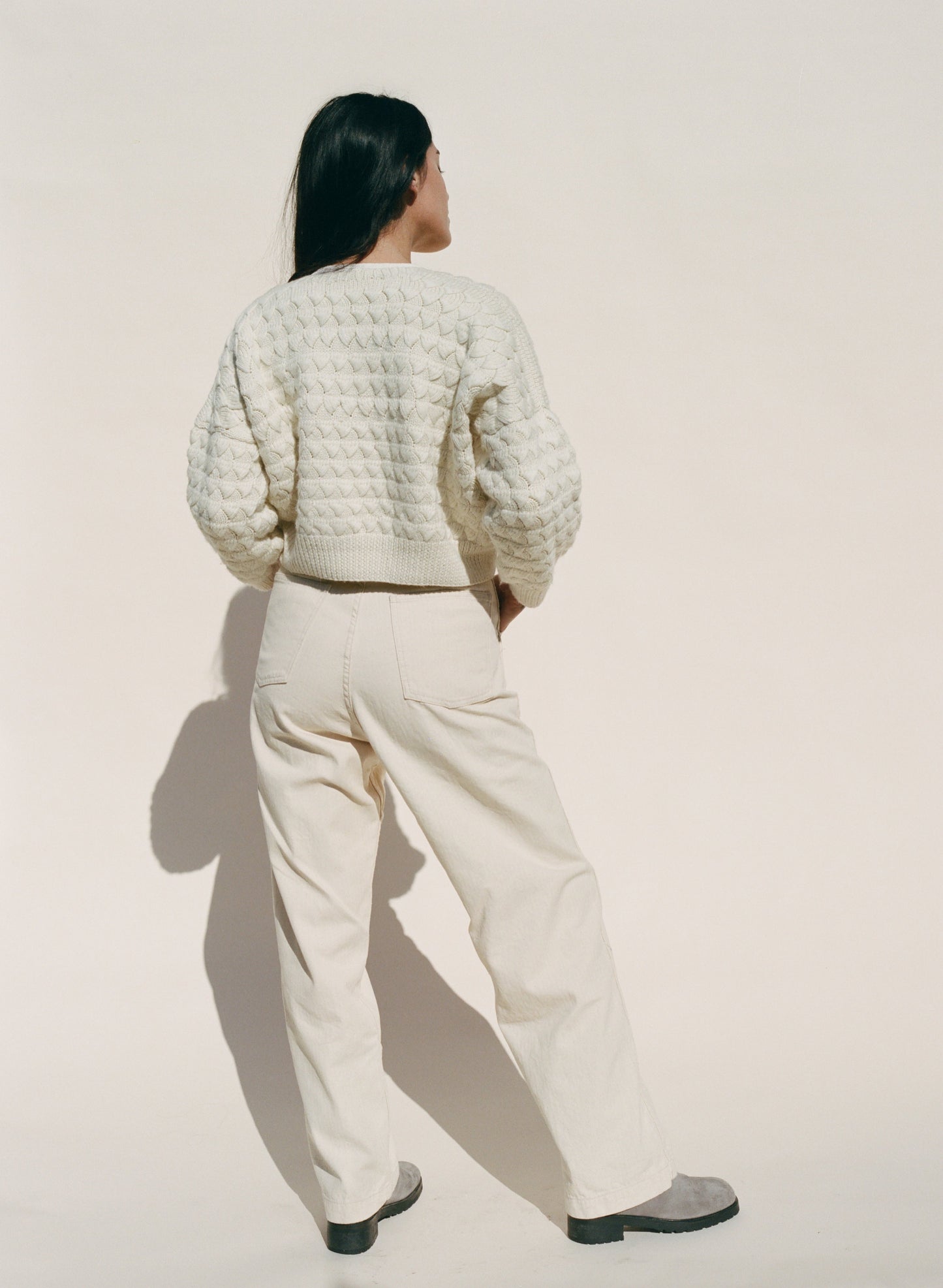 Cape Seamed Pant - Herringbone