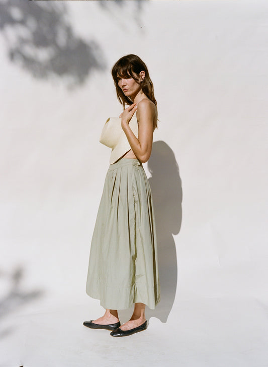 Bower Pleated Skirt