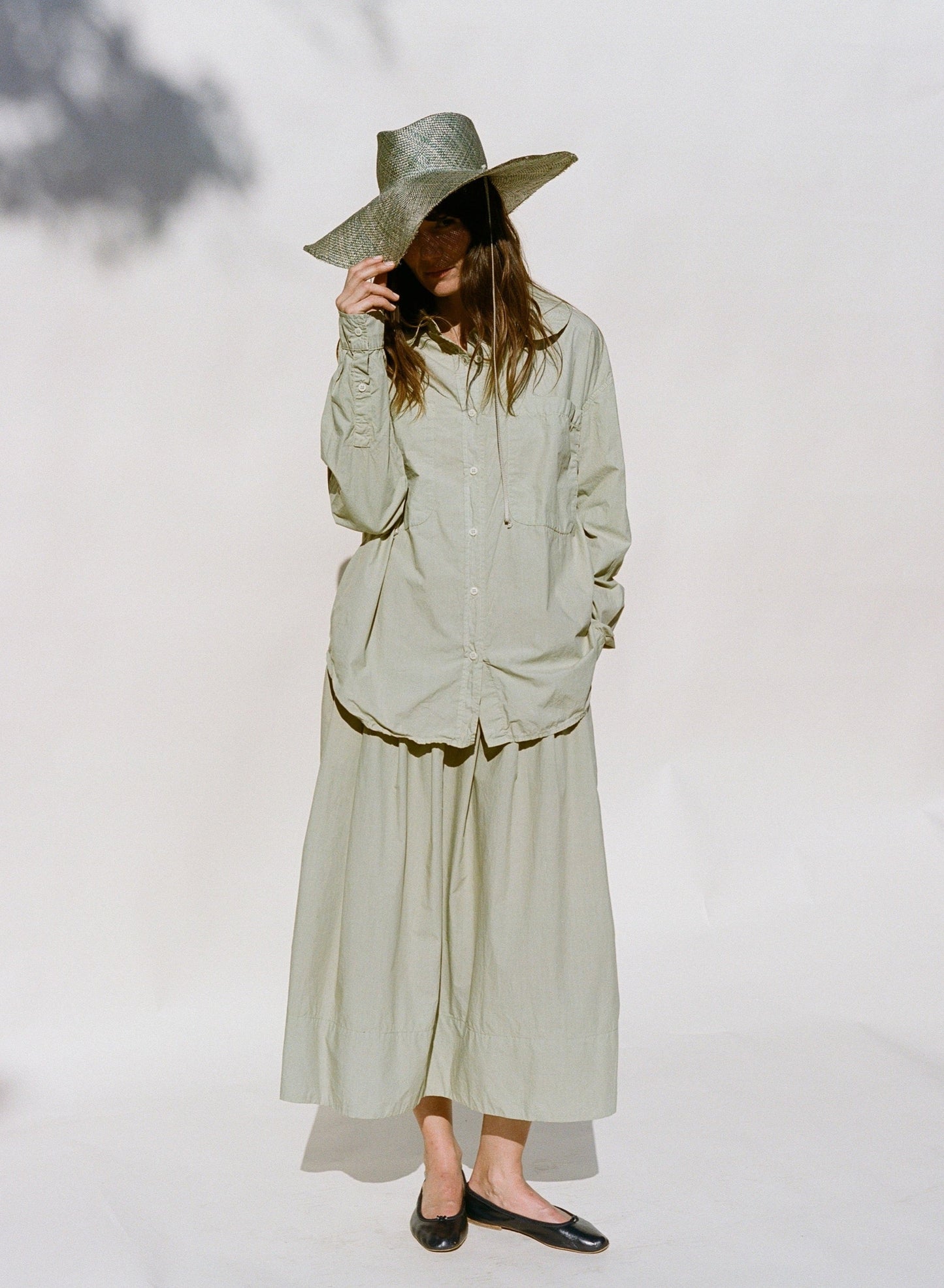 Hollis Oversized Shirt - Elm