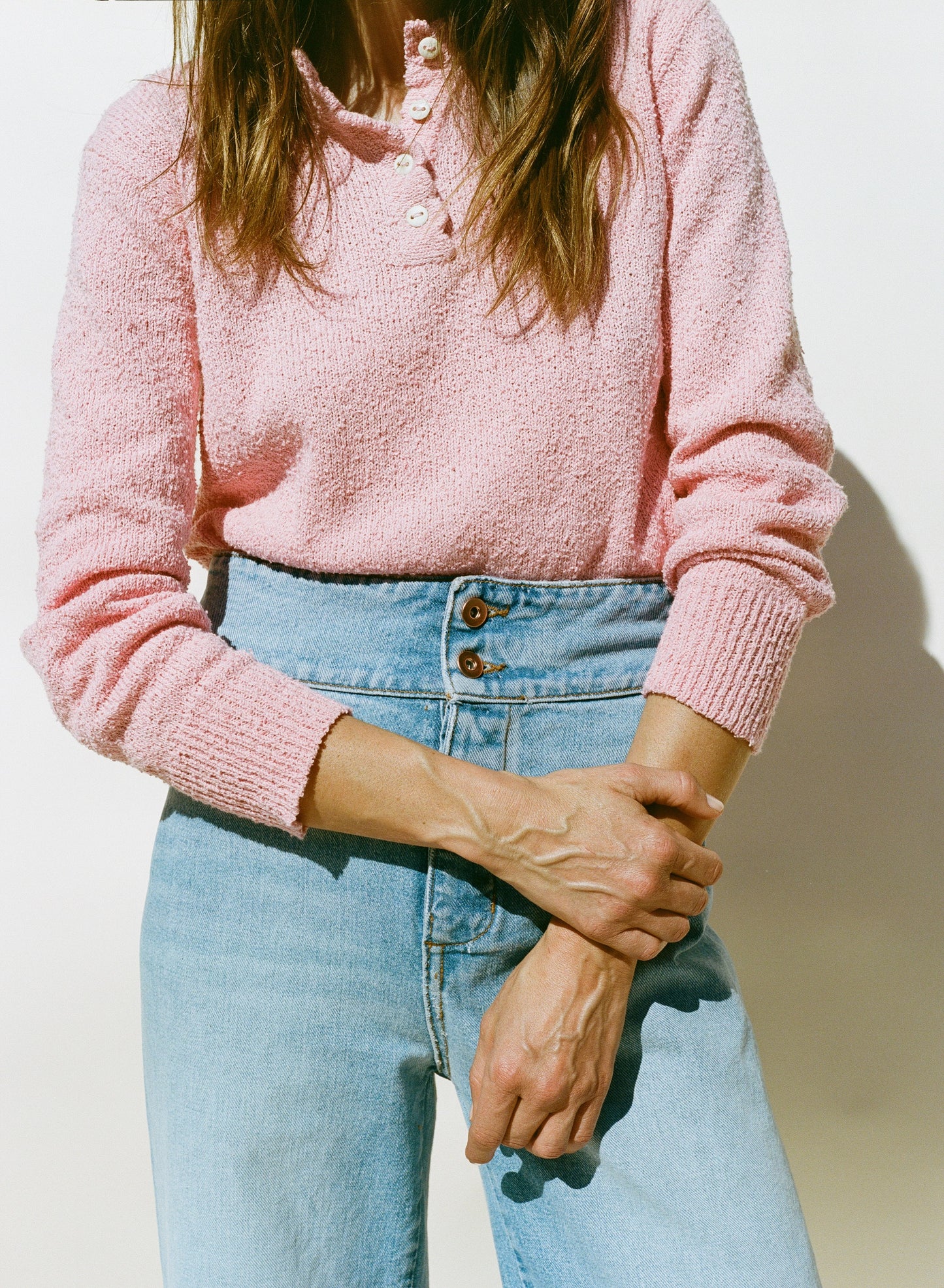 Ski Henley - Tulip Pink