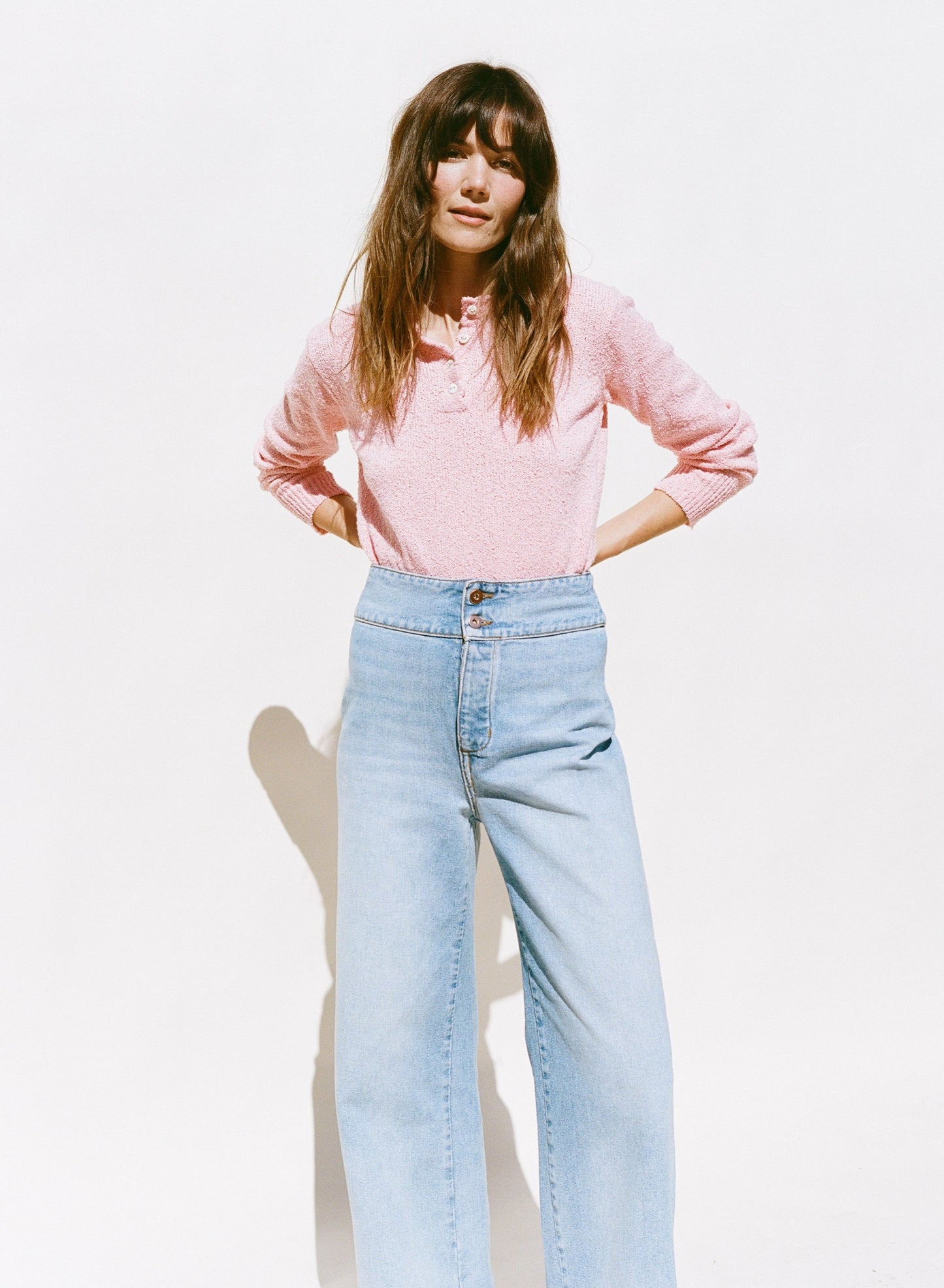 Ski Henley - Tulip Pink