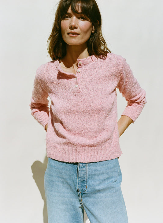 Ski Henley - Tulip Pink