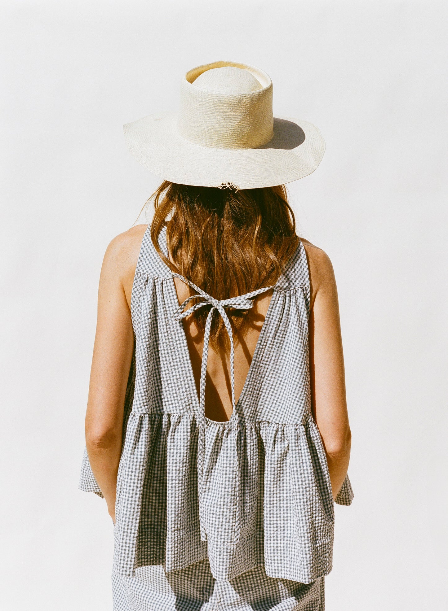 Carmen Swing Top - Gingham