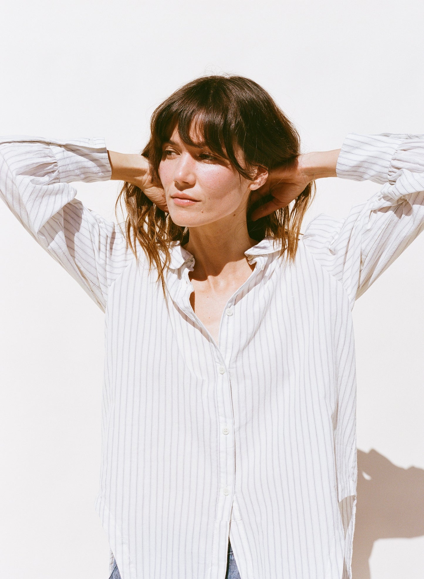 Rayne Blouse - Western Stripe