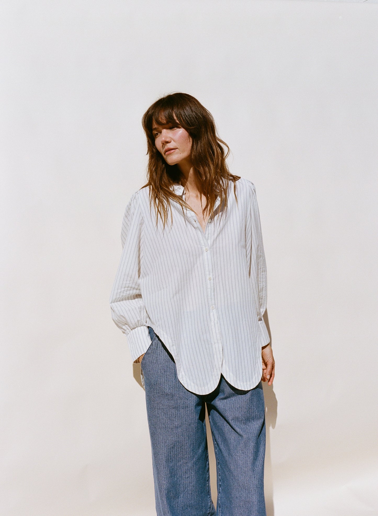 Rayne Blouse - Western Stripe