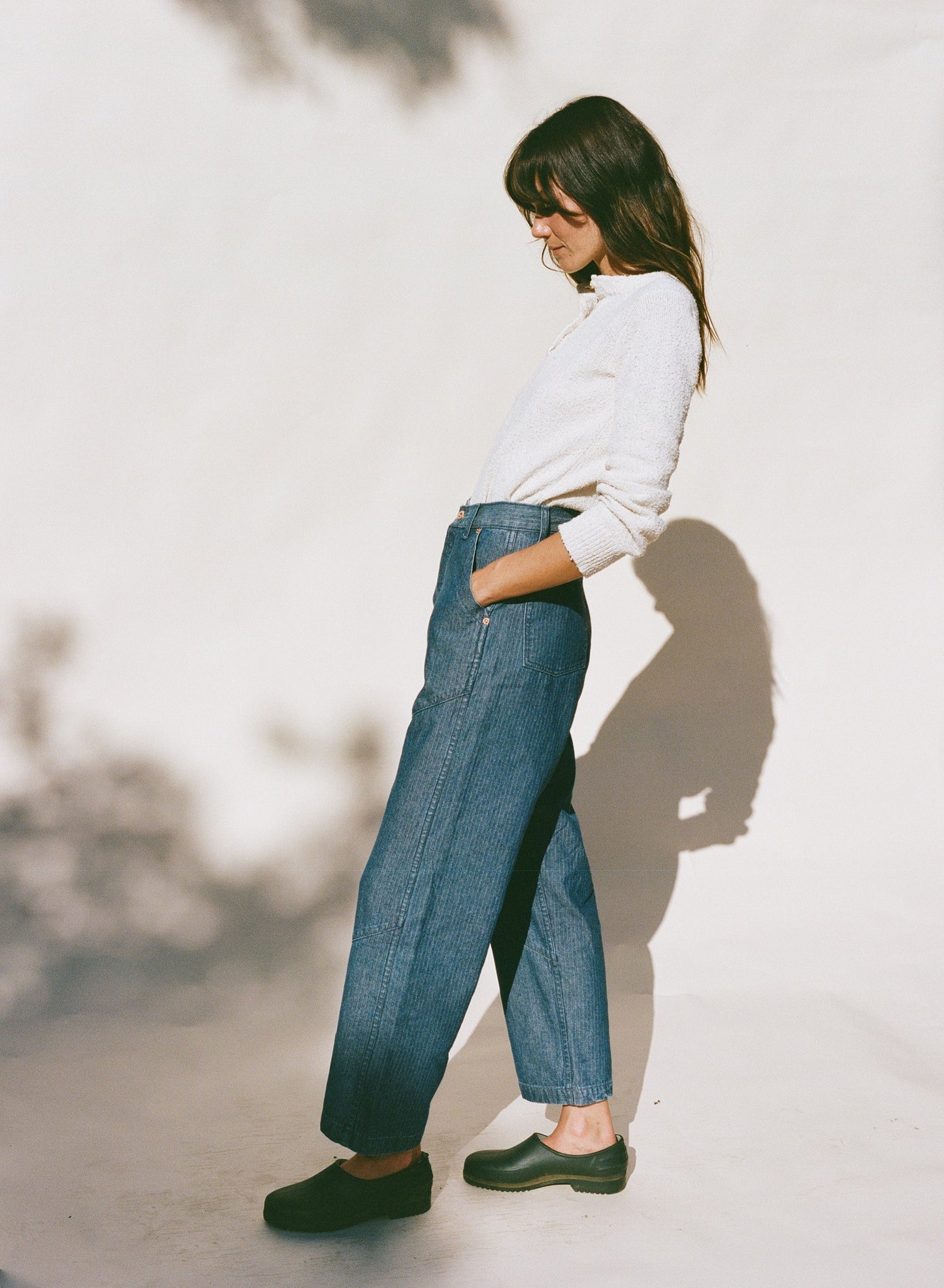 Cape Seam Pant - Herringbone Denim