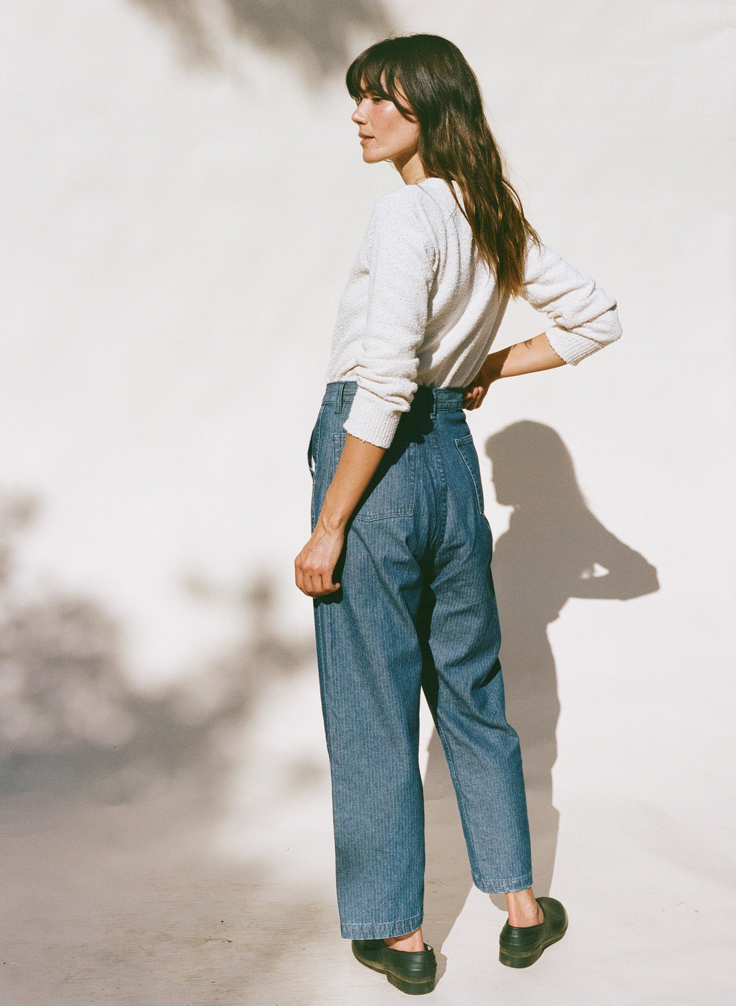 Cape Seam Pant - Herringbone Denim