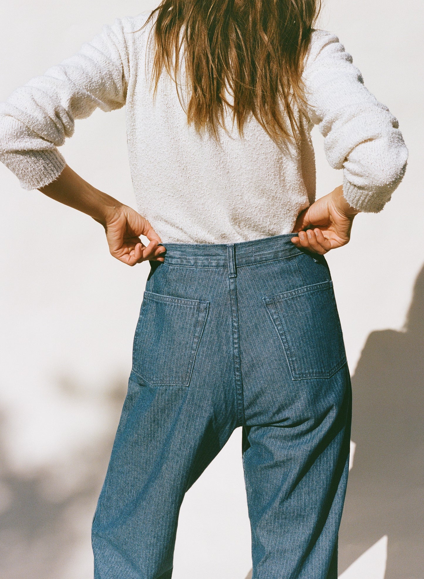 Cape Seam Pant - Herringbone Denim