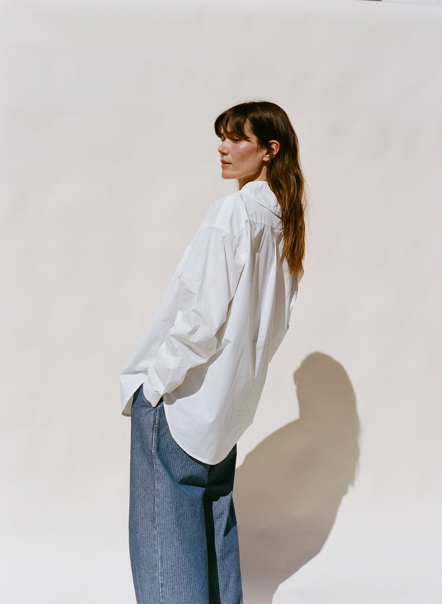 Hollis Oversized Shirt - Salt