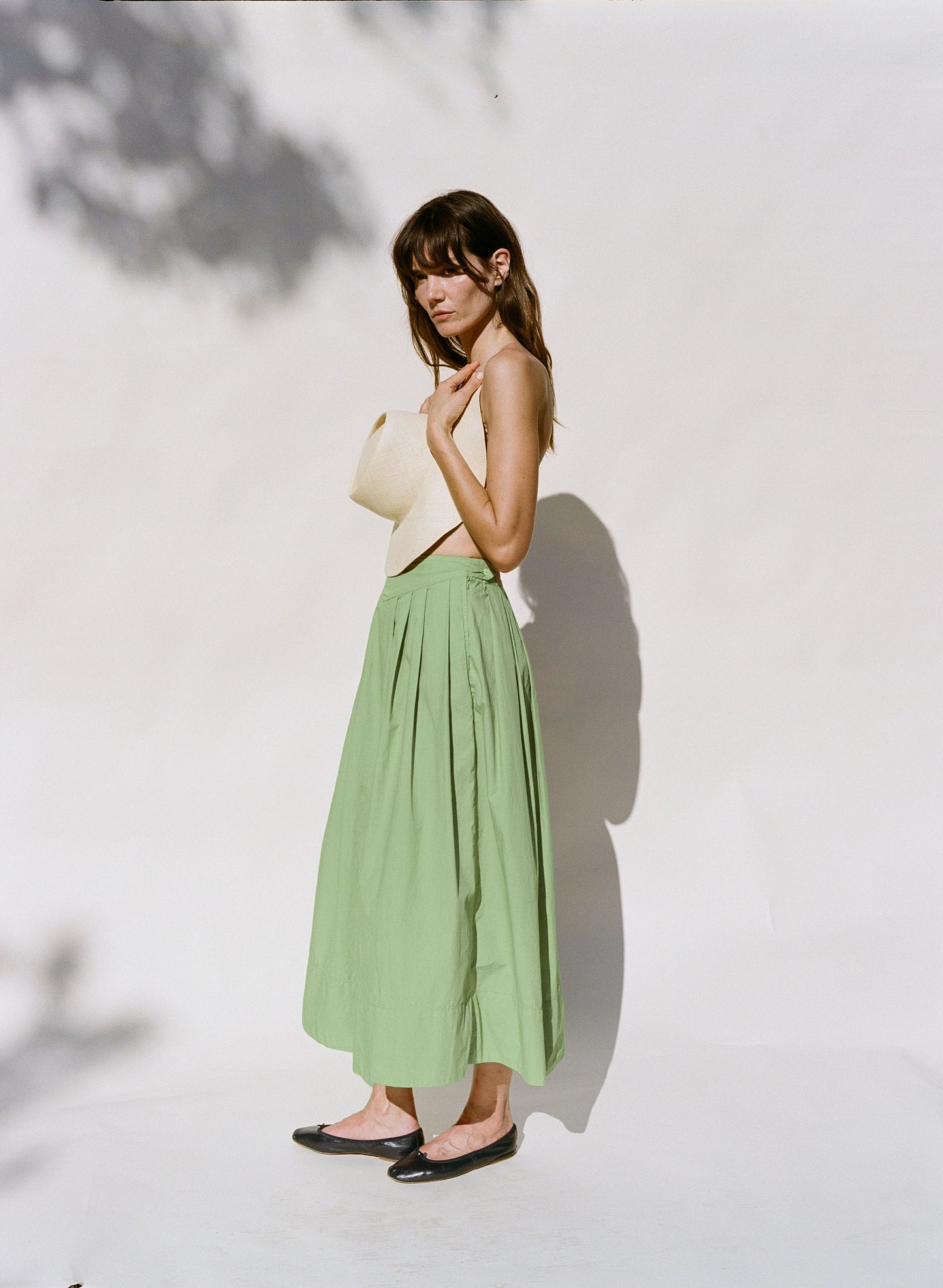 Bower Pleated Skirt