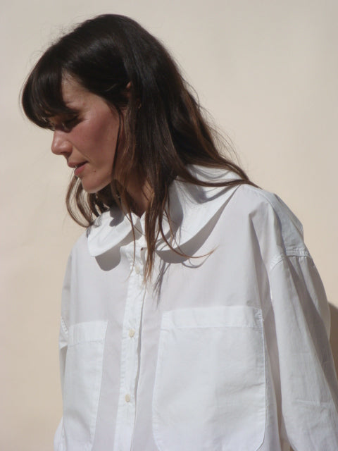 Hollis Oversized Shirt - Salt