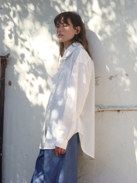 Hollis Oversized Shirt - Salt