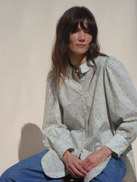 Rayne Blouse - Pastel Floral
