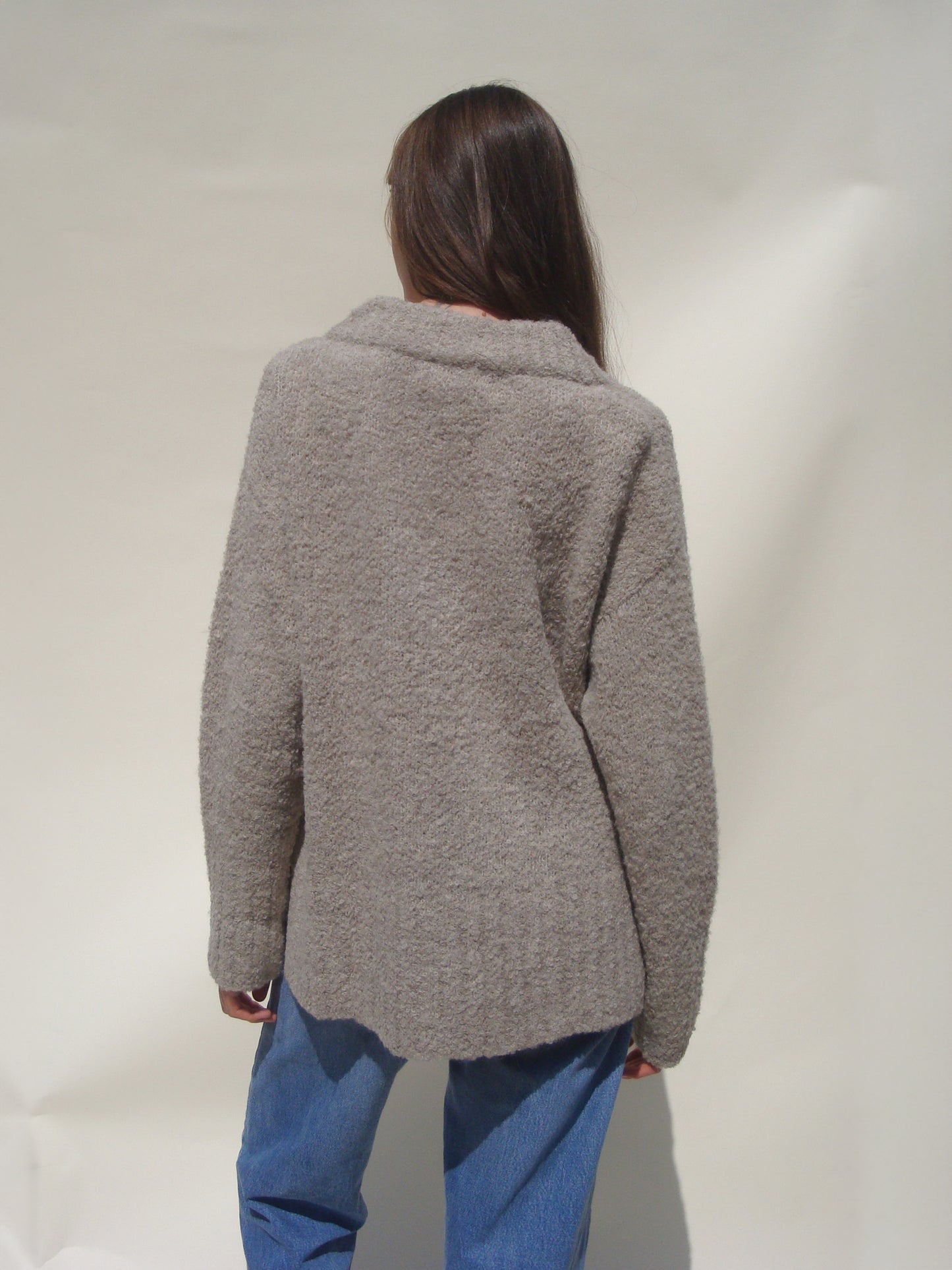 Misha V Neck Sweater - Camel