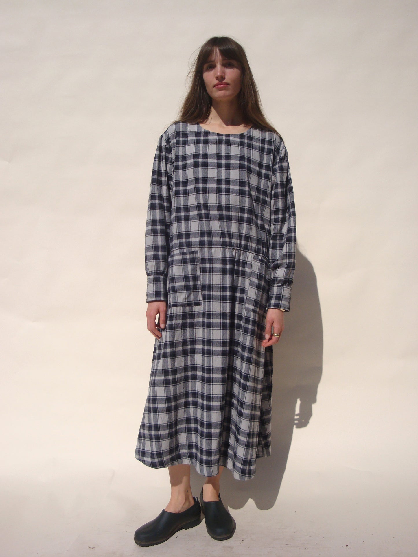 Fleur Easy Dress - Midnight Tartan