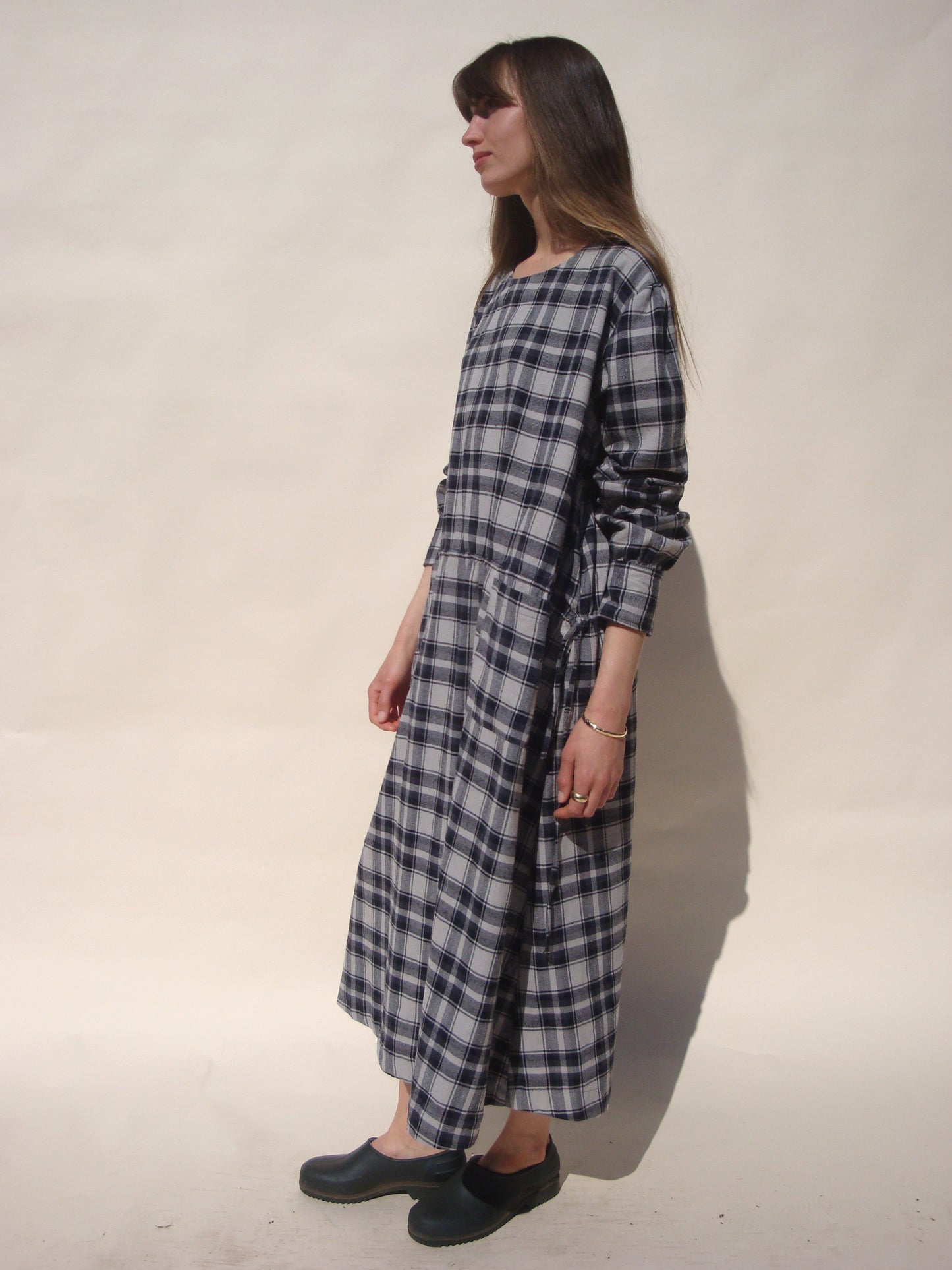 Fleur Easy Dress - Midnight Tartan