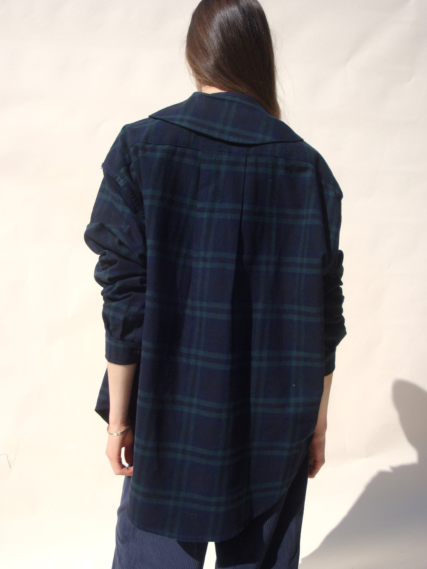 Hollis Oversized Shirt - Black Watch Tartan