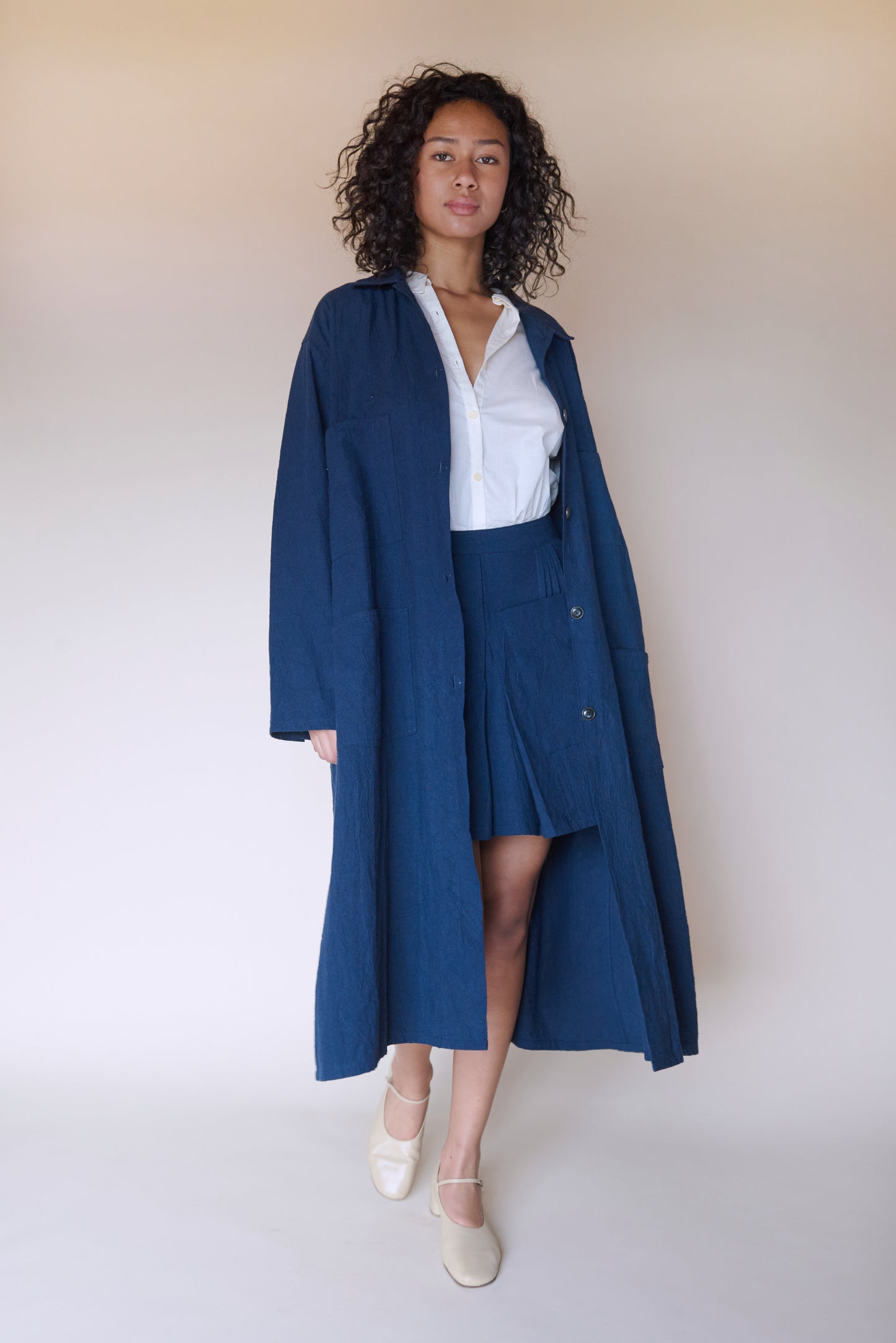 Duster Jacket - Navy