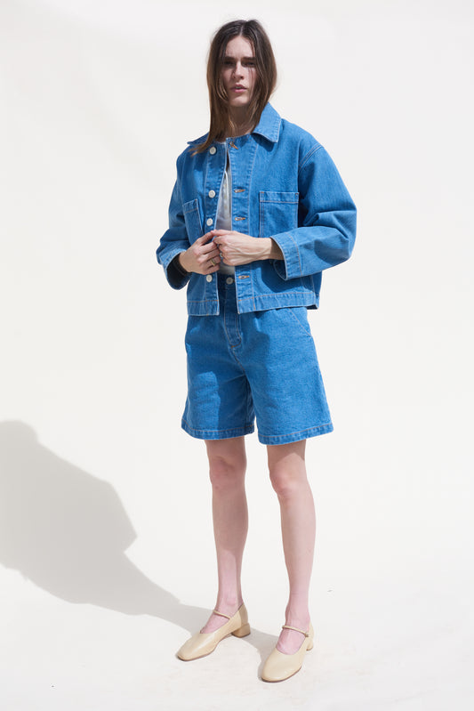 Pine Denim Jacket - Saddle Wash