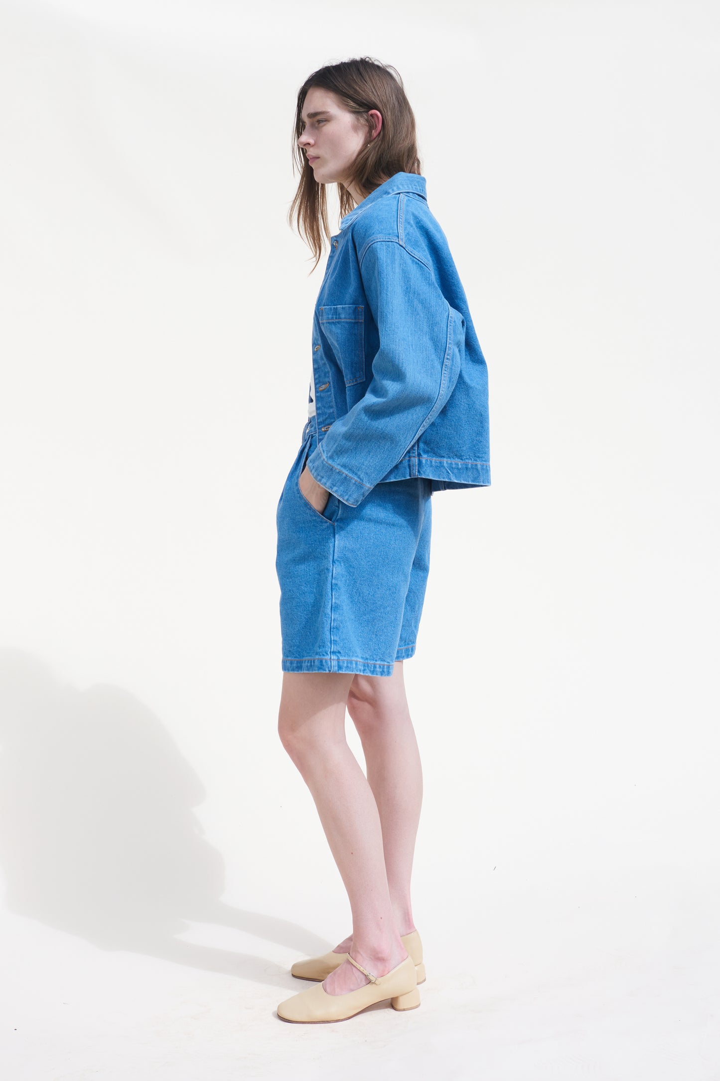 Pine Denim Jacket - Saddle Wash