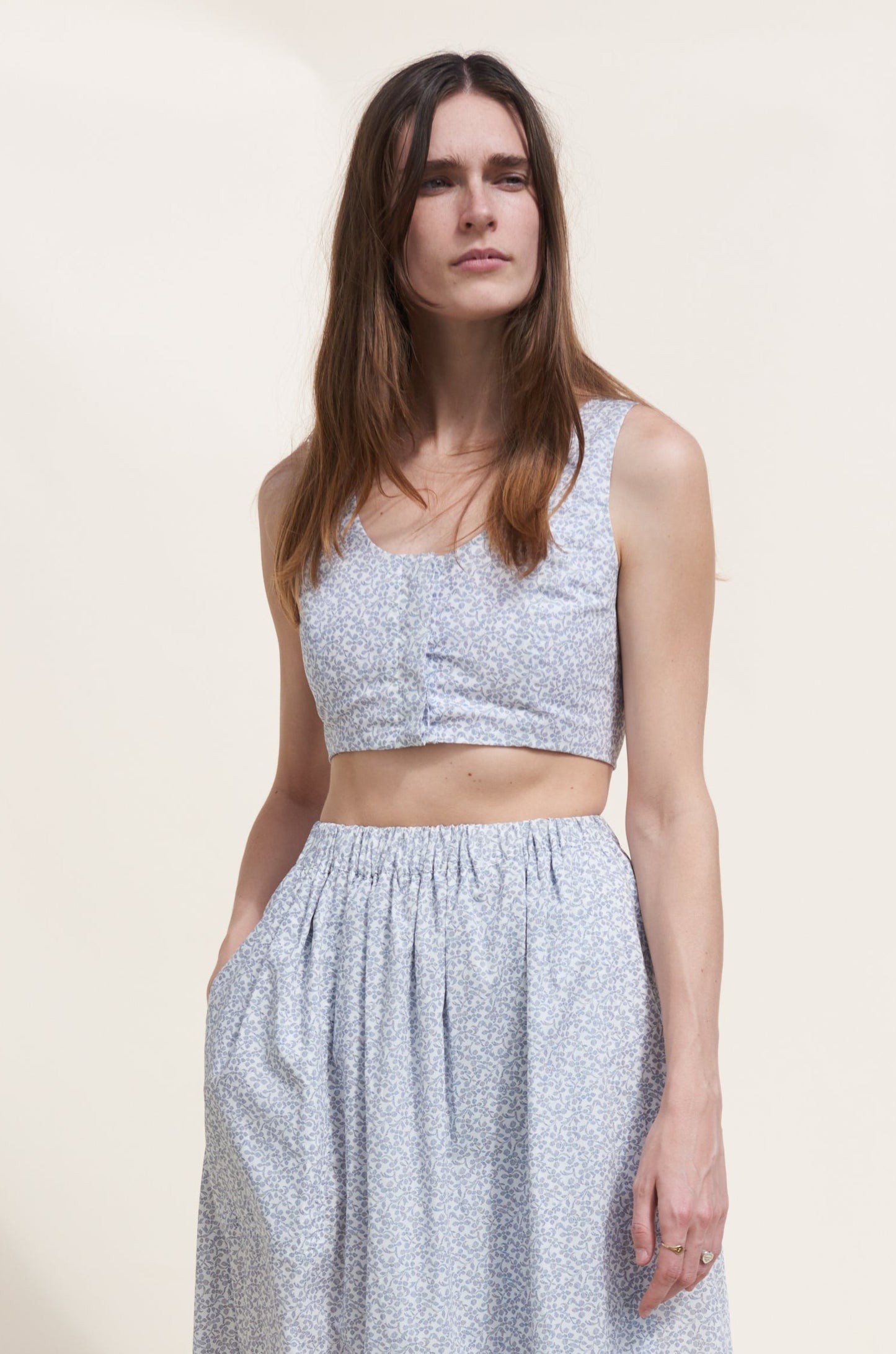 Adelaide Bra Top - Lino Floral