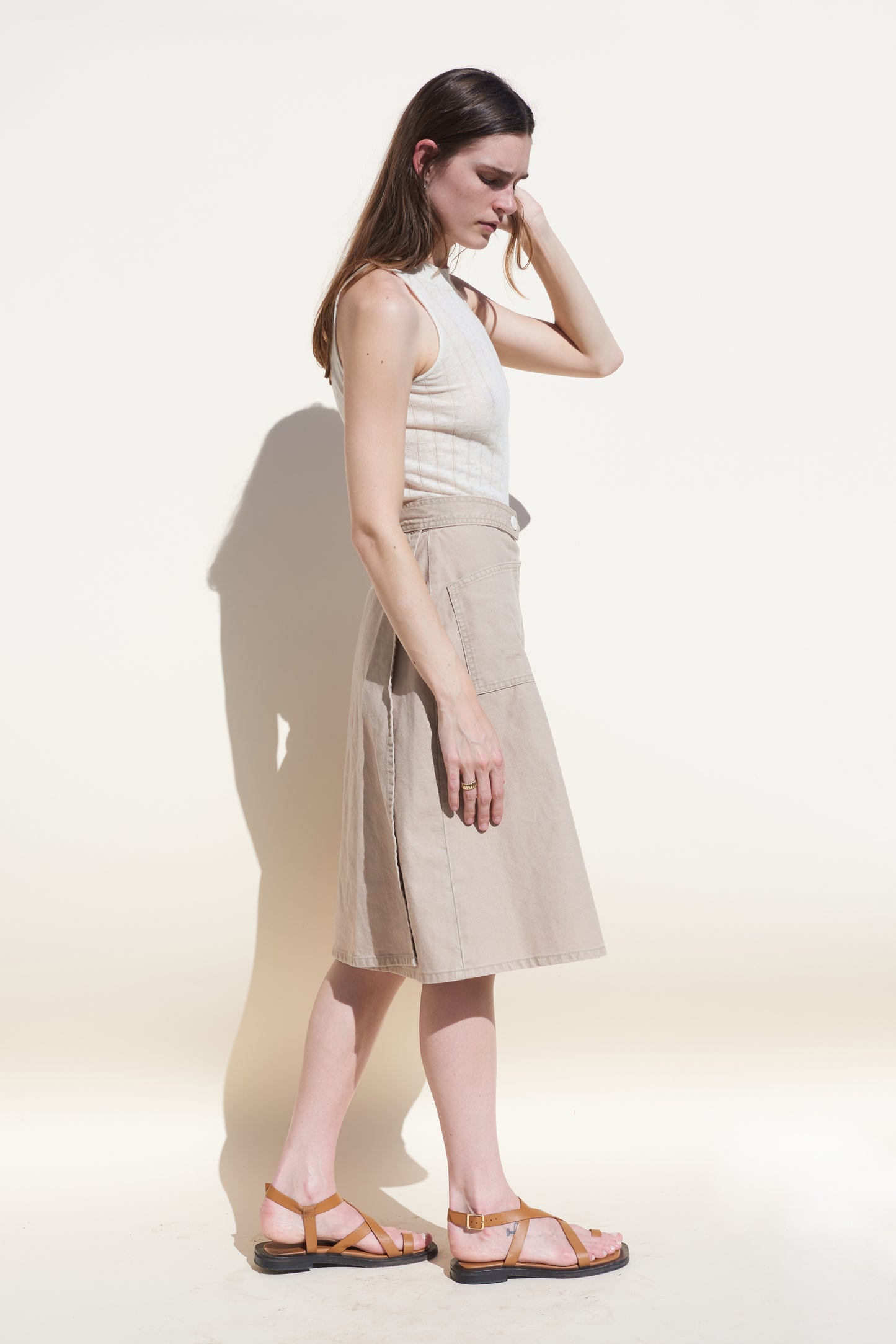 Ada Skirt - Cement