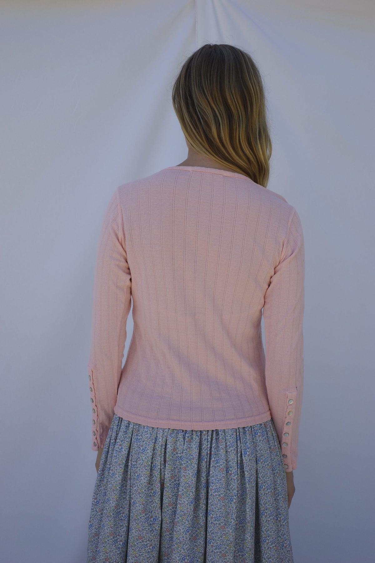 Henley Tee - Pointelle