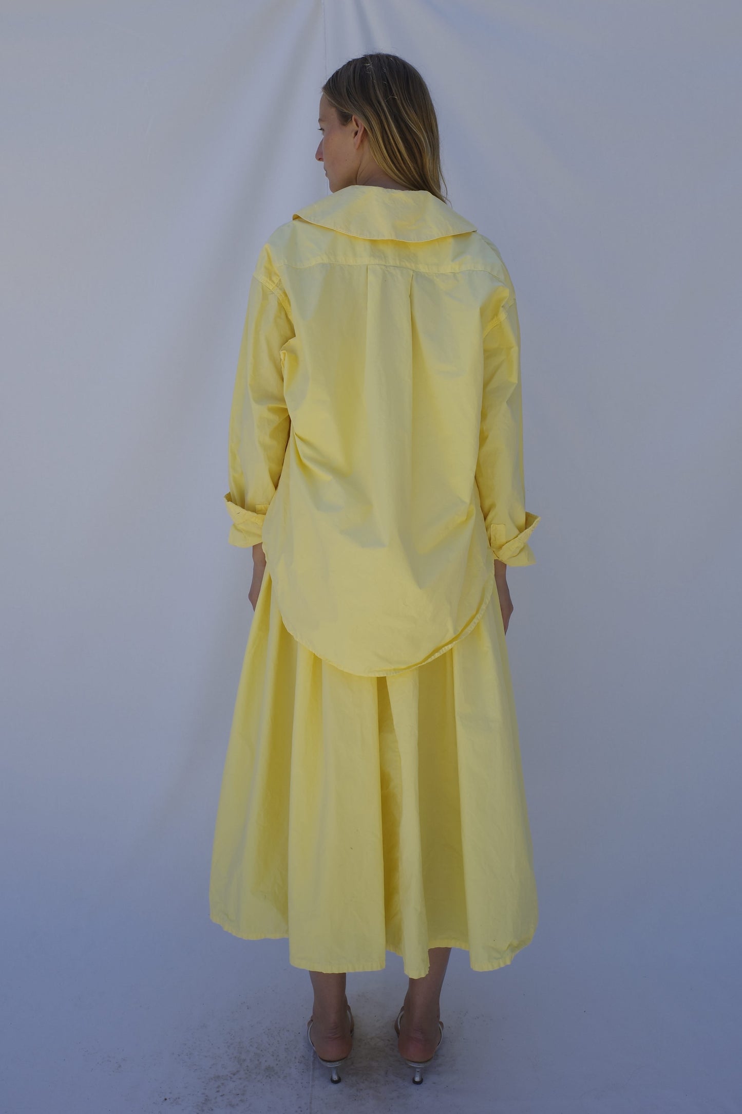 Hollis Oversized Shirt - Lemon