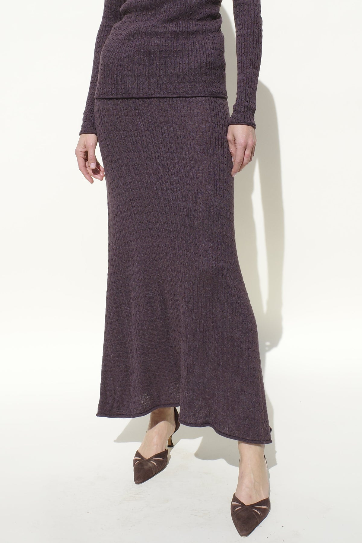 Papier Second Skin Skirt - Cocoa