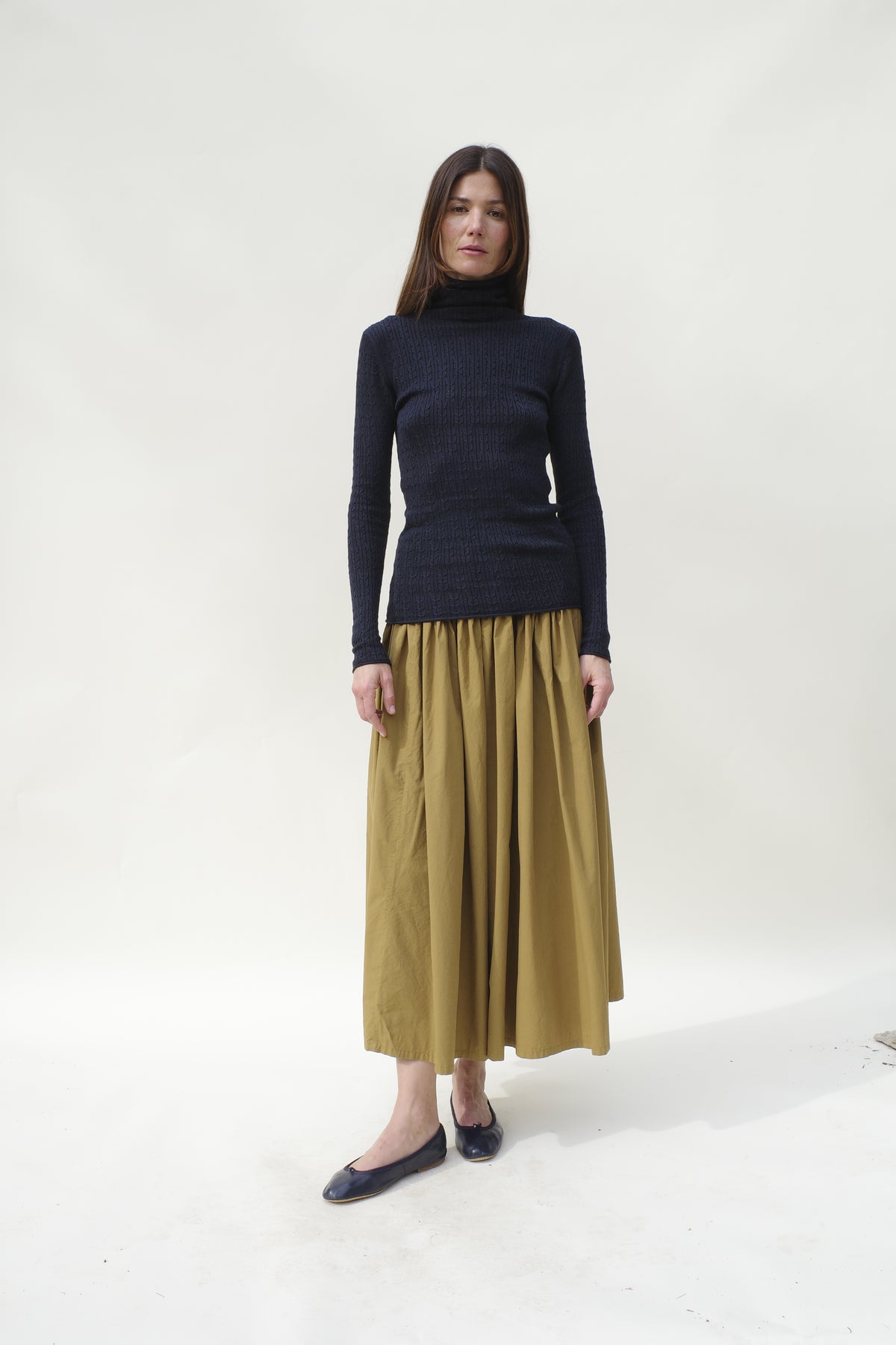 Rose Second Skin Turtleneck - Midnight