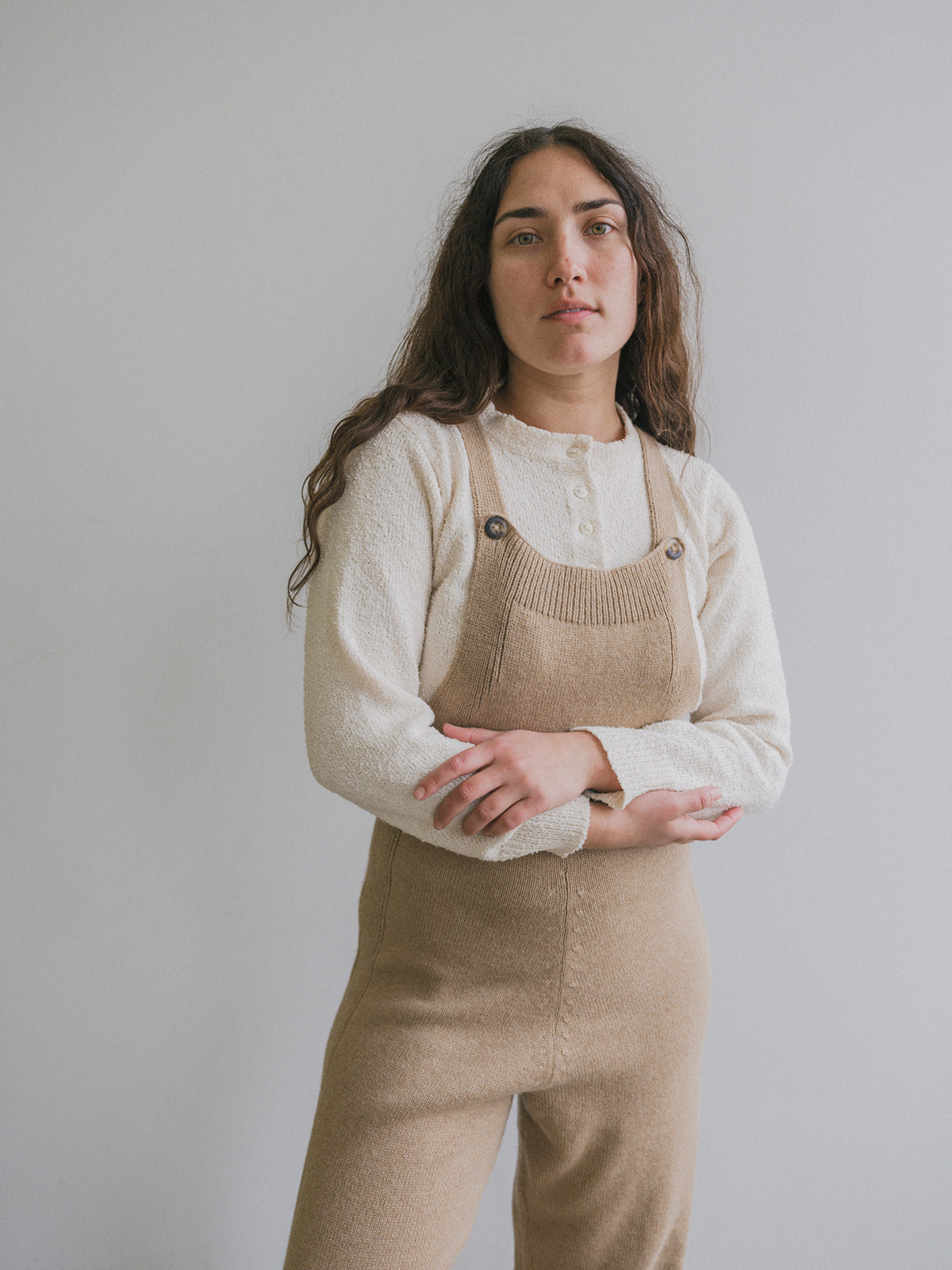 Nadi Knit Overall - Camel