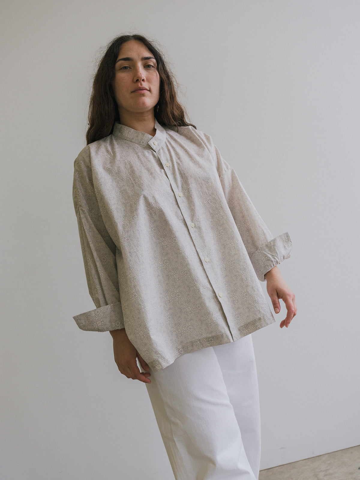 Folly Shirt - Grey Capel