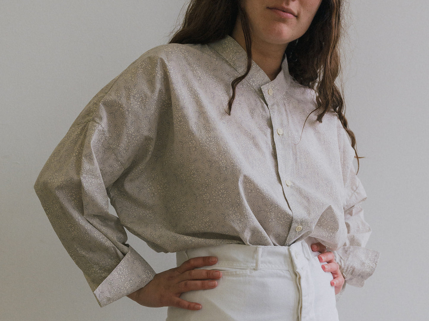 Folly Shirt - Grey Capel