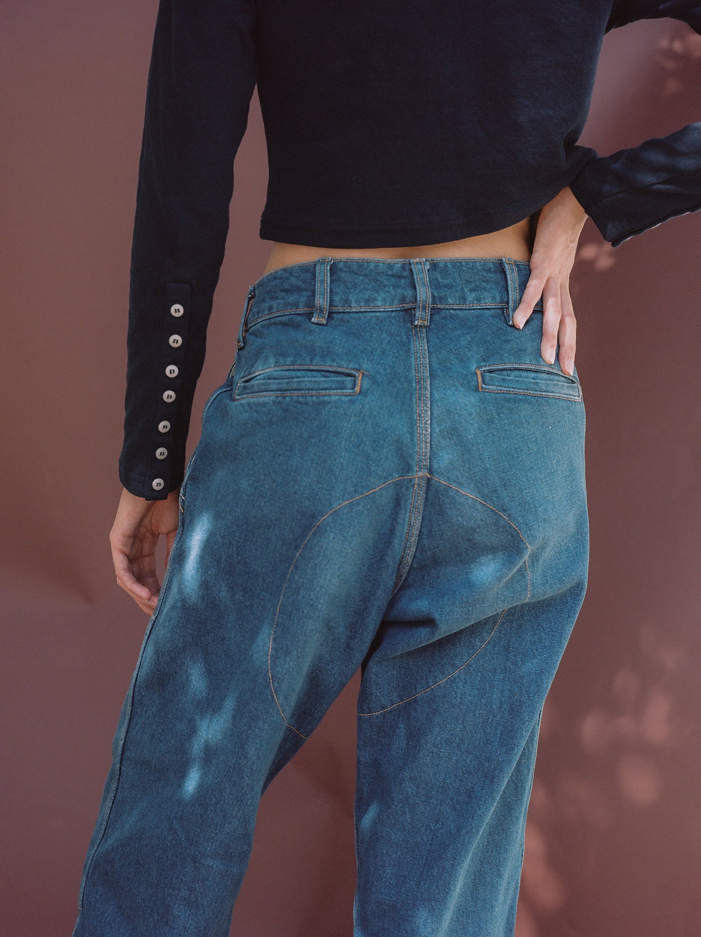 Cross Front Hunting Pant - Denim Timp Wash