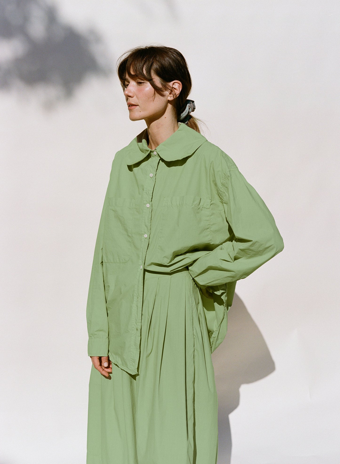 Hollis Oversized Shirt - English Ivy