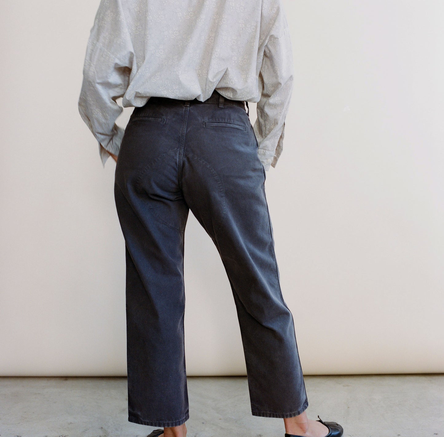 Cross Front Hunting Pant - Almost Black Eco Wash