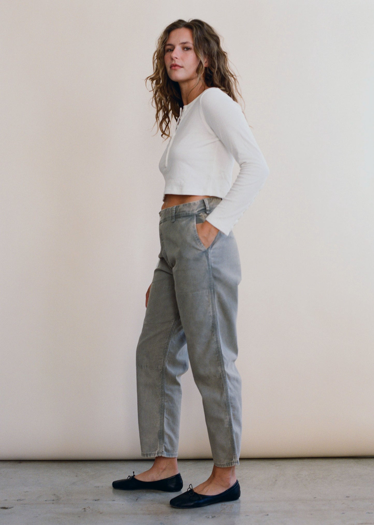 Cross Front Hunting Pant - Lichen Eco Wash
