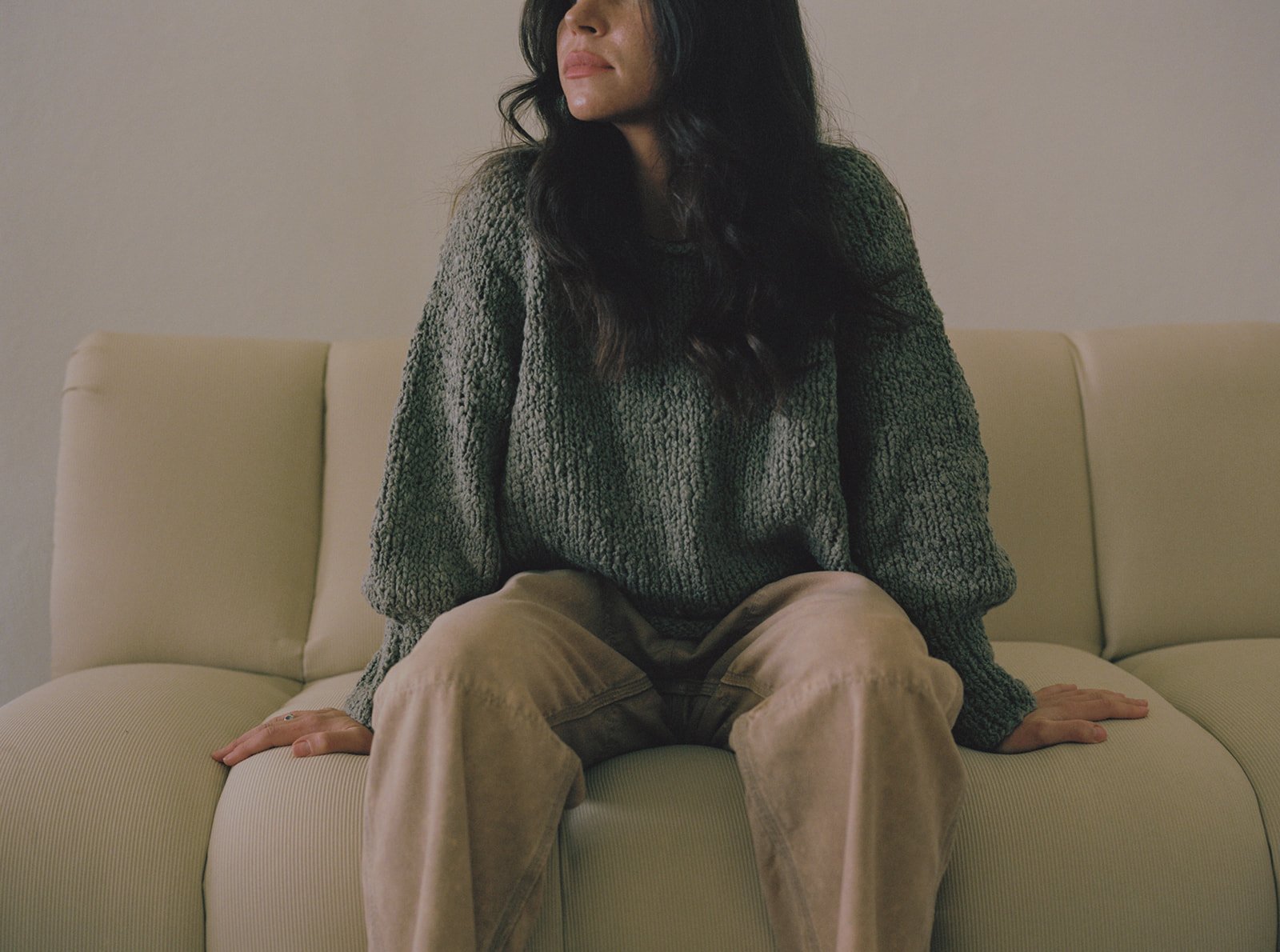 Nogu Handknit Pullover - Iron - Pre-Order