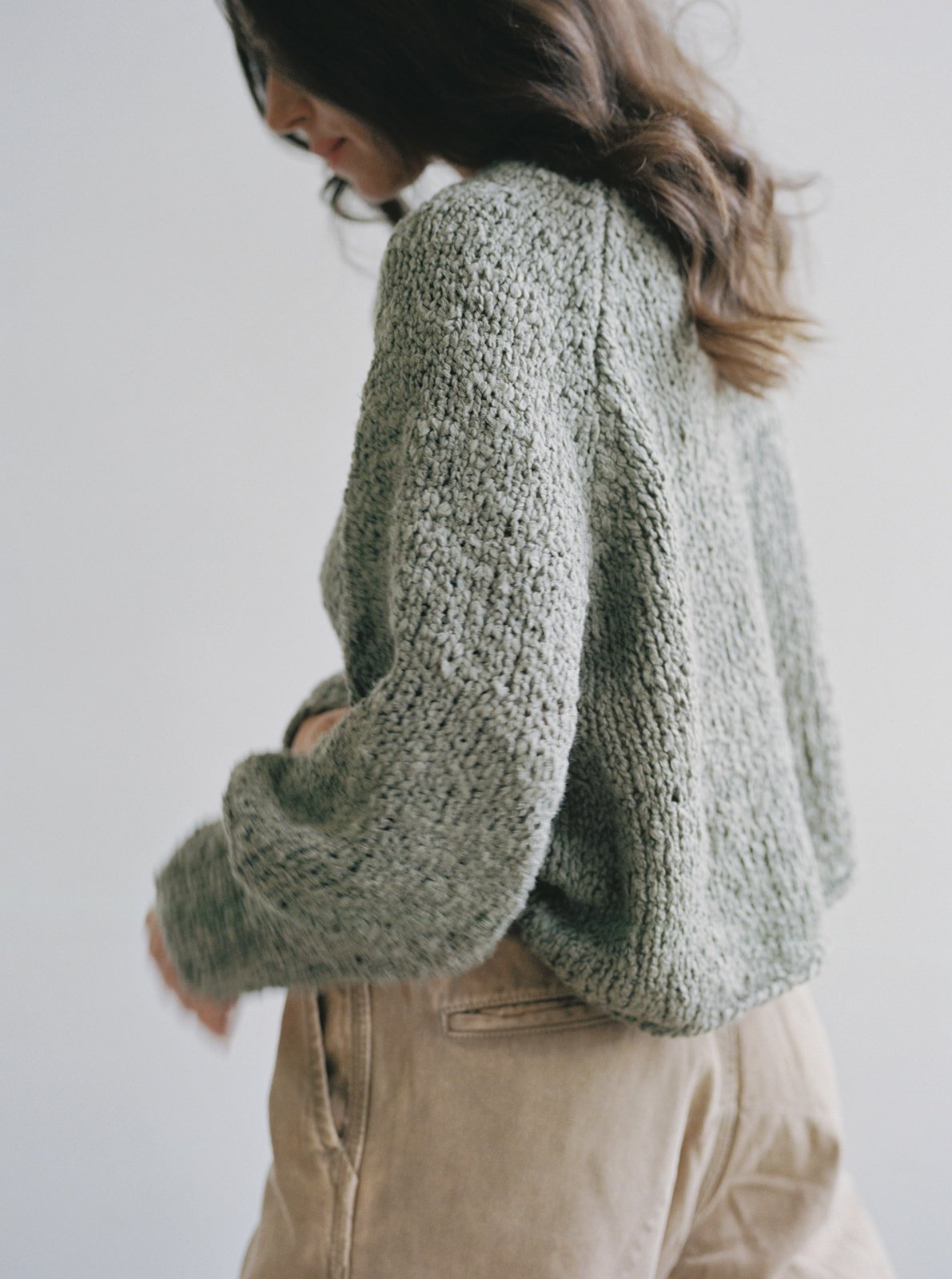 Nogu Handknit Pullover - Iron - Pre-Order