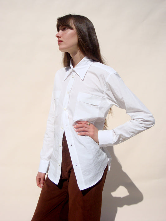 Court Button Down Shirt - Salt Washed Poplin