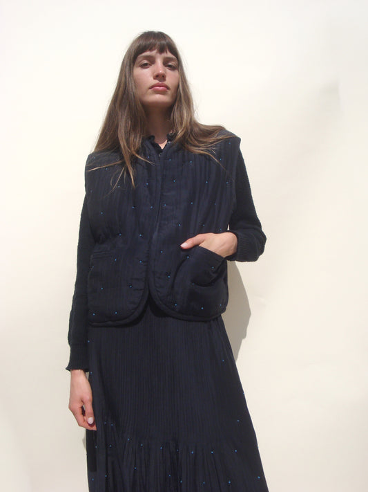 Nopa Quilted Vest - Noir