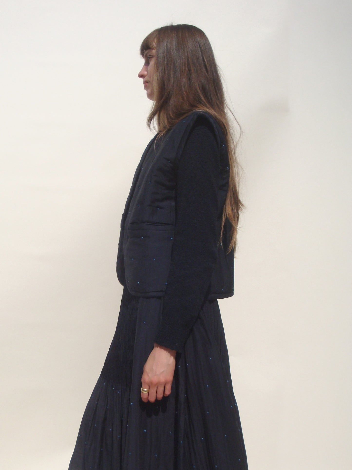 Nopa Quilted Vest - Noir