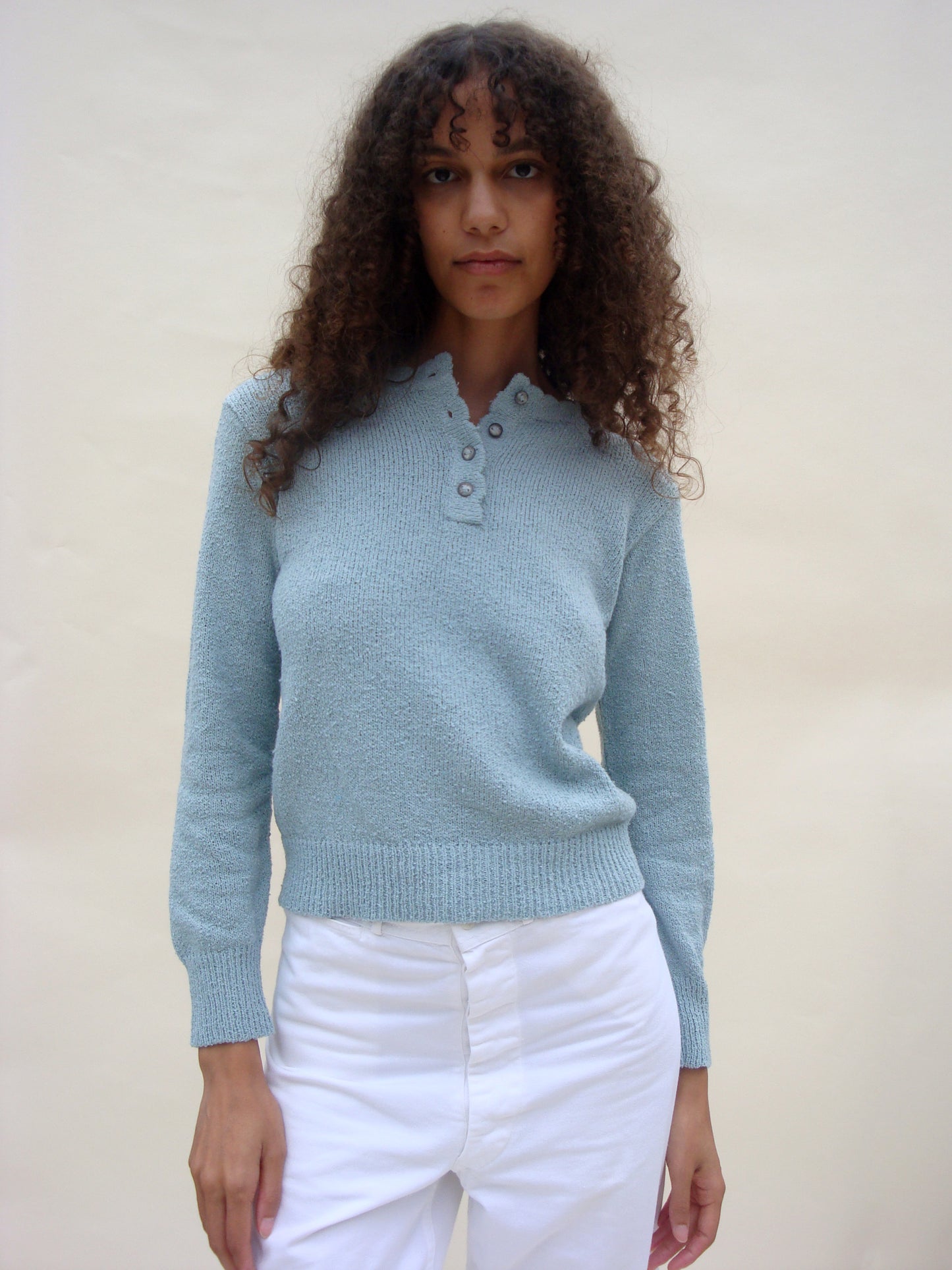 Ski Henley - Sky Blue