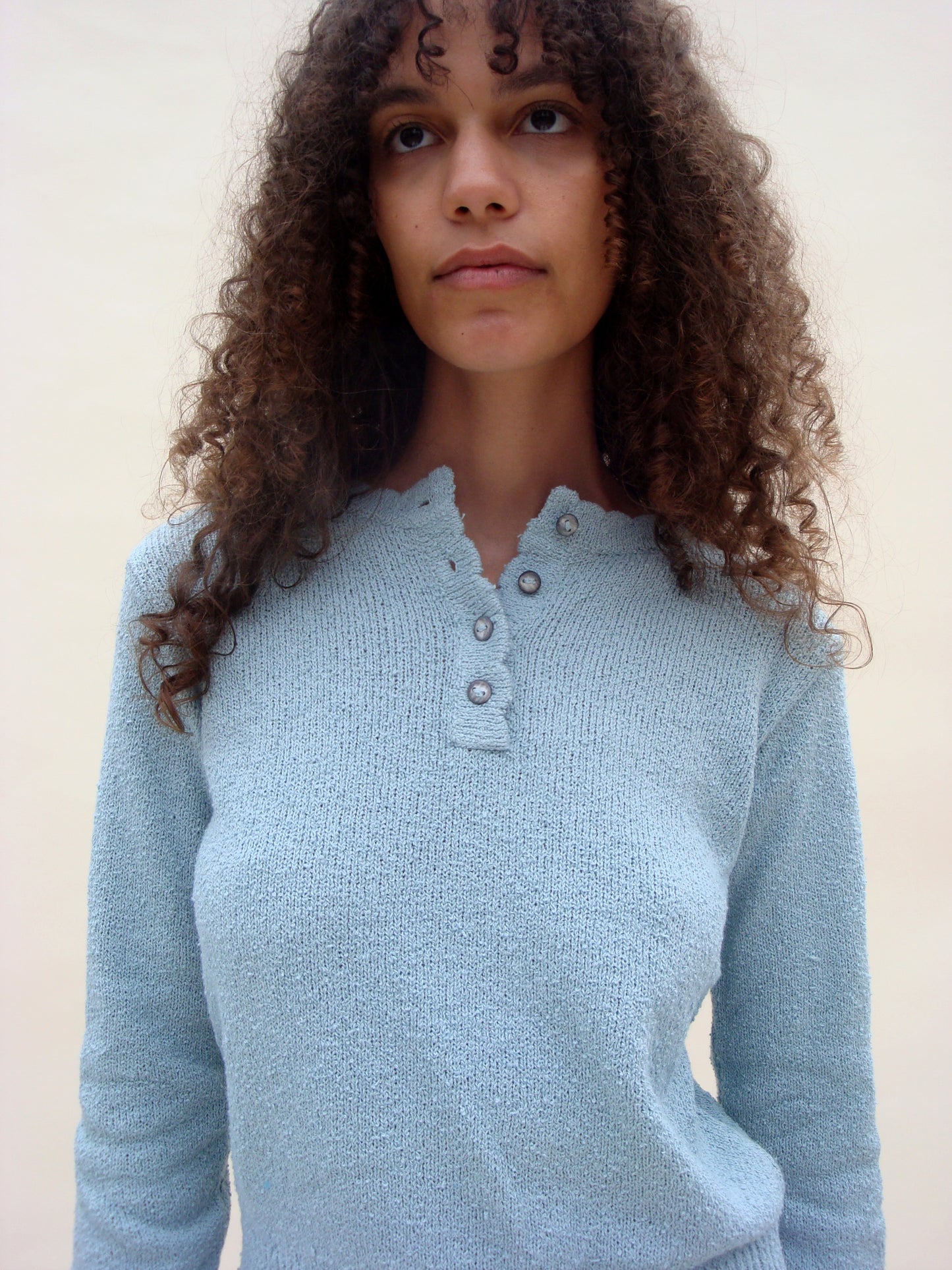 Ski Henley - Sky Blue