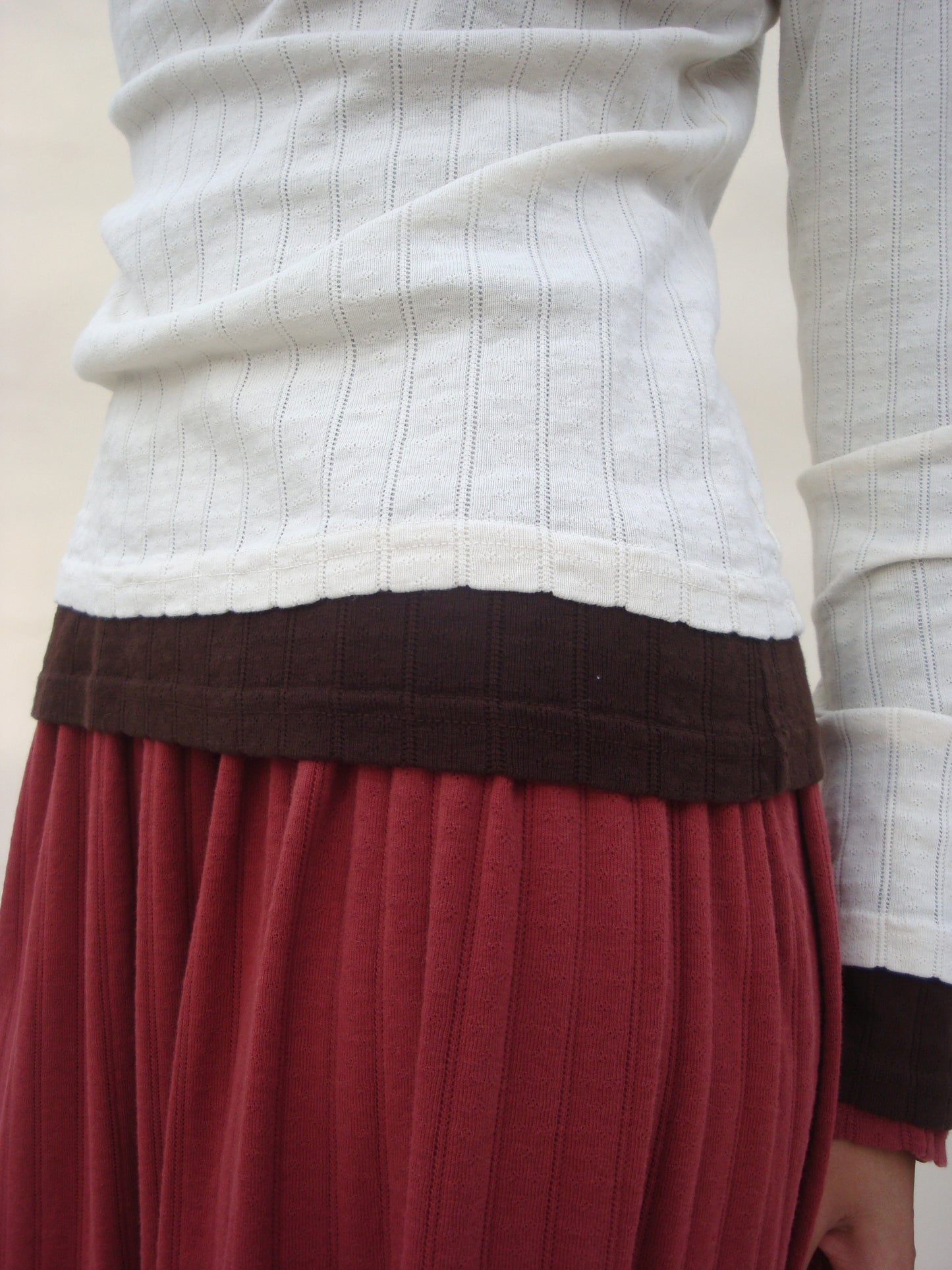 Henley Tee - Pointelle