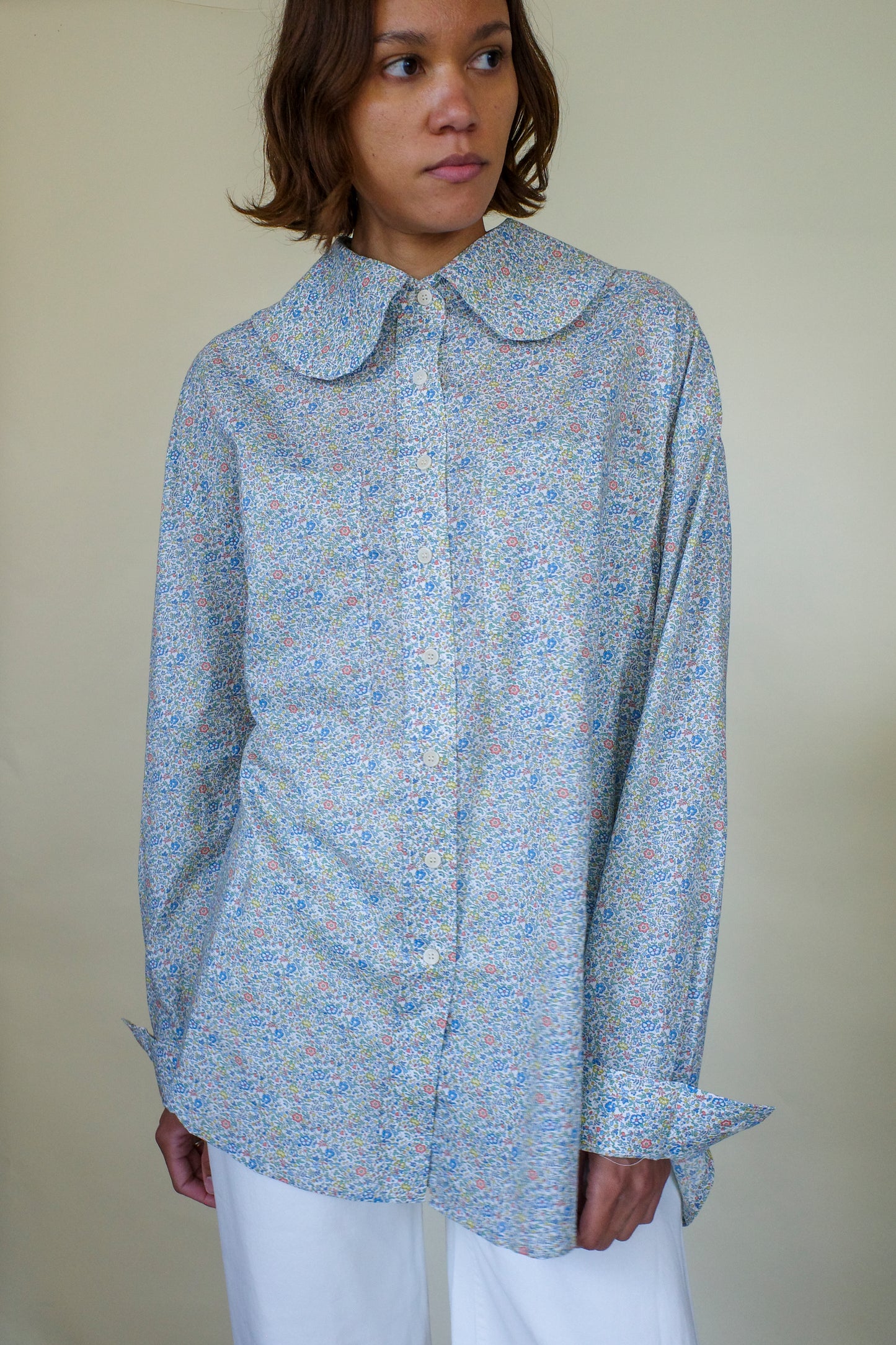 Hollis Oversized Shirt - Pastel Katie & Millie Floral