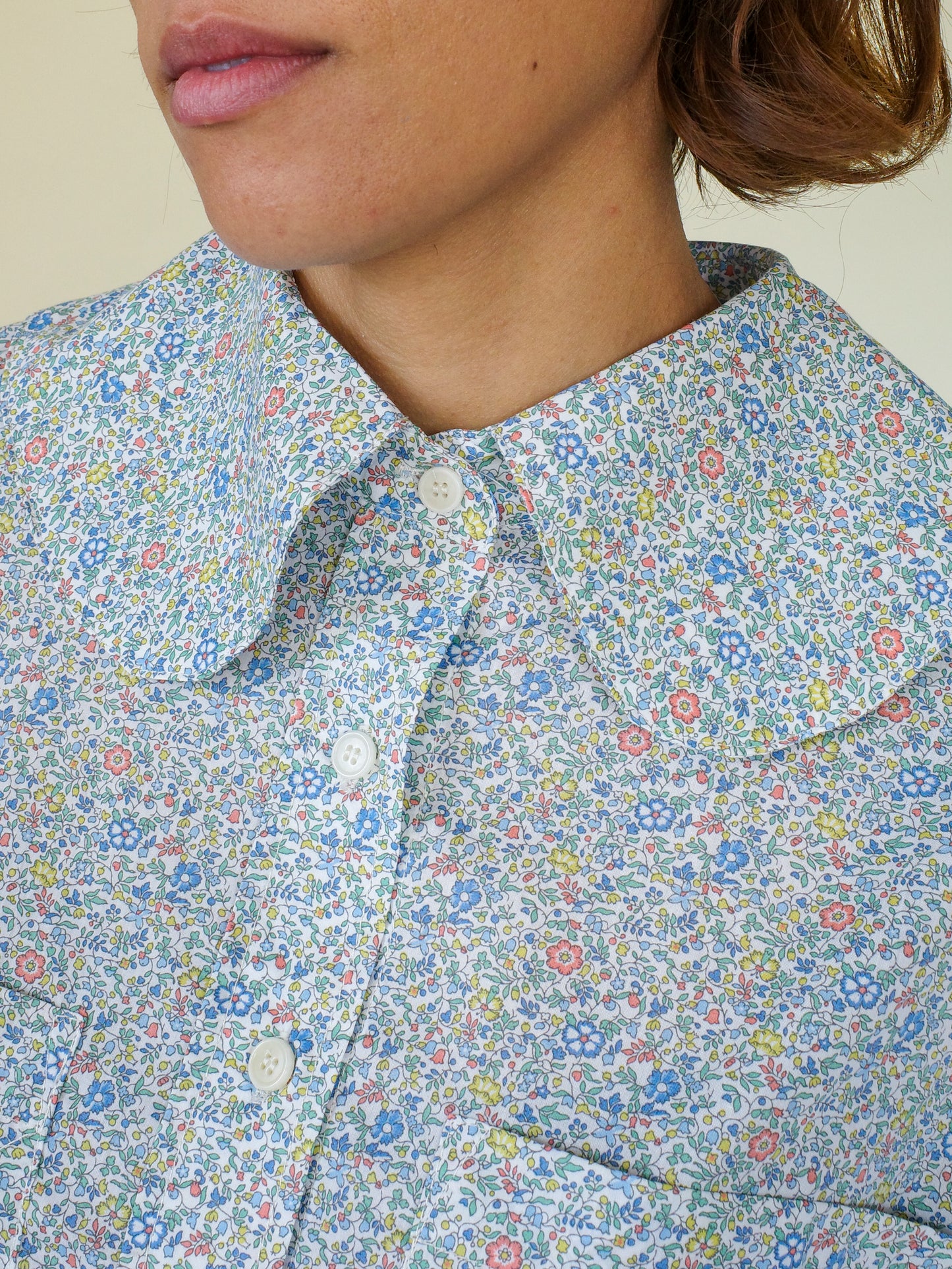 Hollis Oversized Shirt - Pastel Katie & Millie Floral