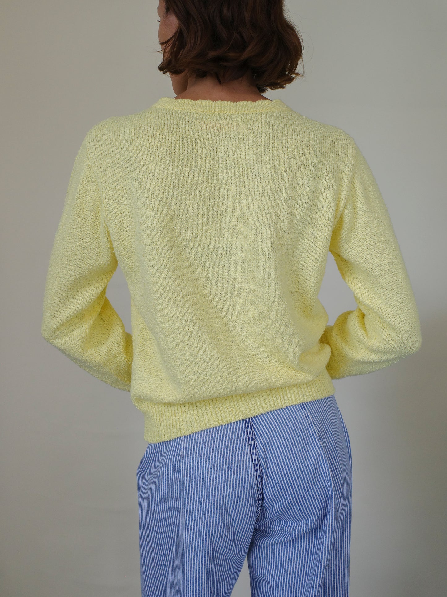 Piste Cardigan - Lemon