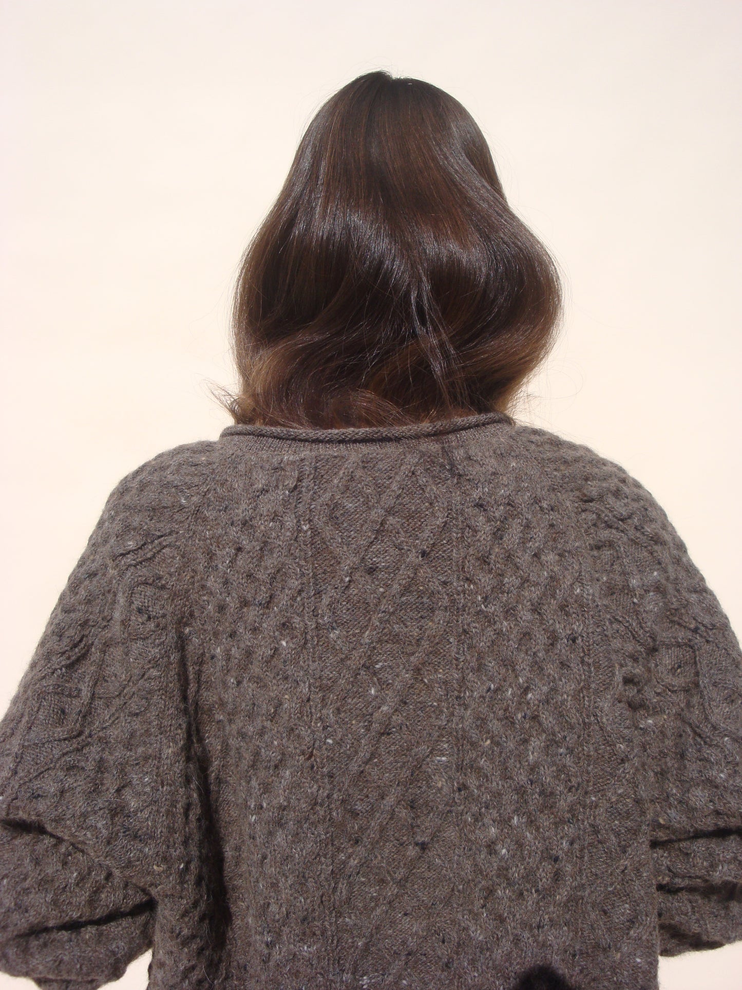 Gardeners Cable Cardigan - Mushroom