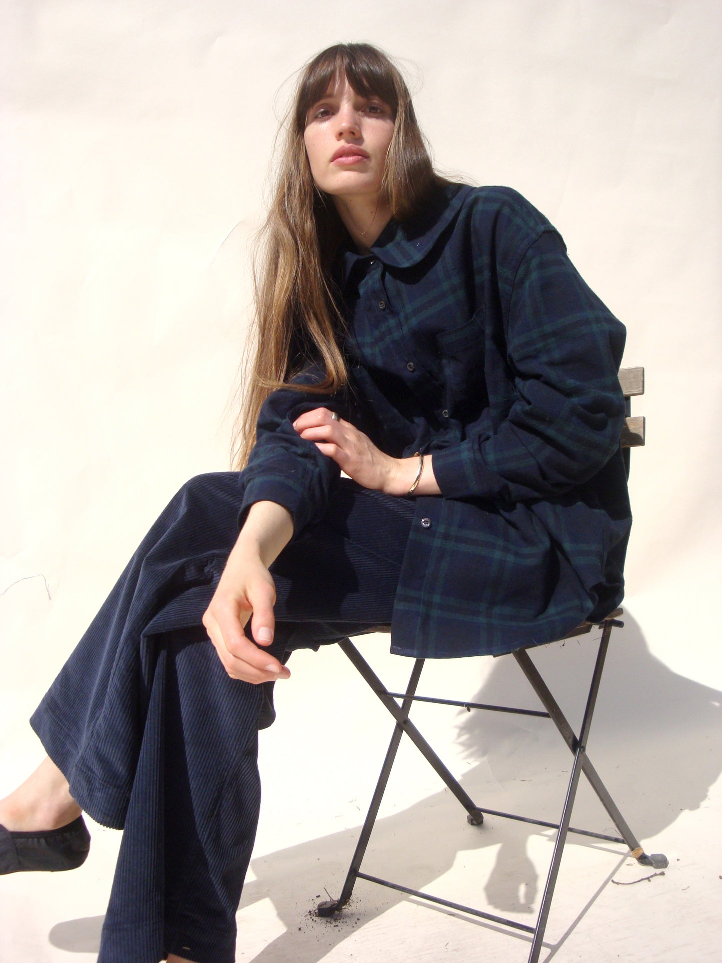Hollis Oversized Shirt - Black Watch Tartan